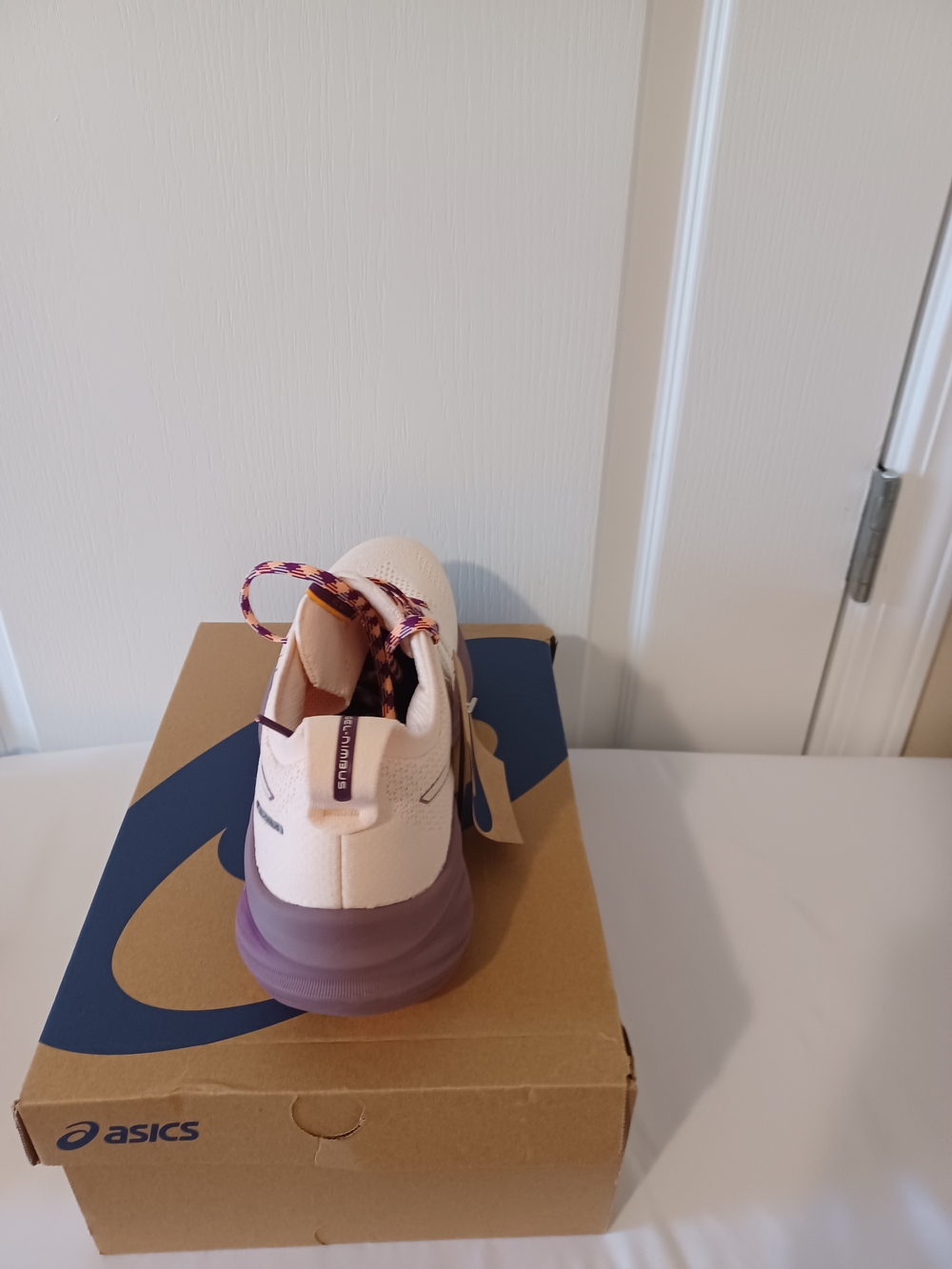 ASICS Women's Blush Pink Running Shoes with Purple Accents - Picture 11 of 14